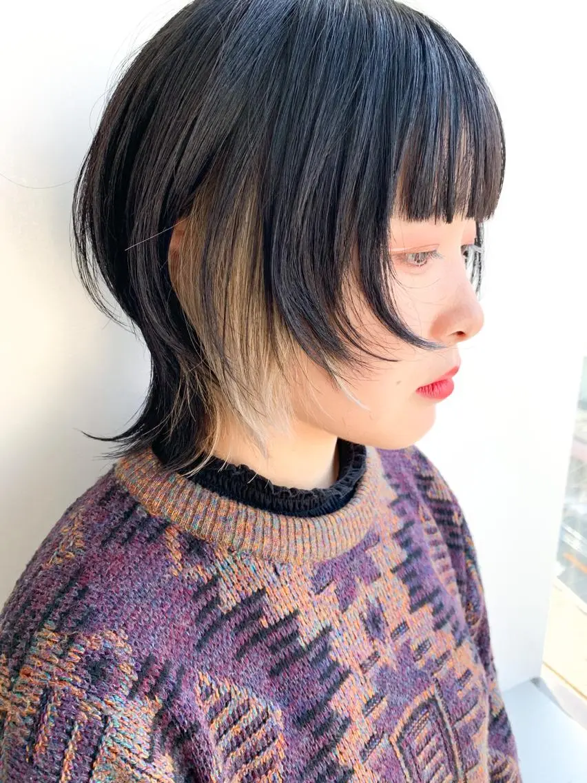 ショート 💜ショート💜 ウルフ、ボブ二色亜美のヘアスタイル