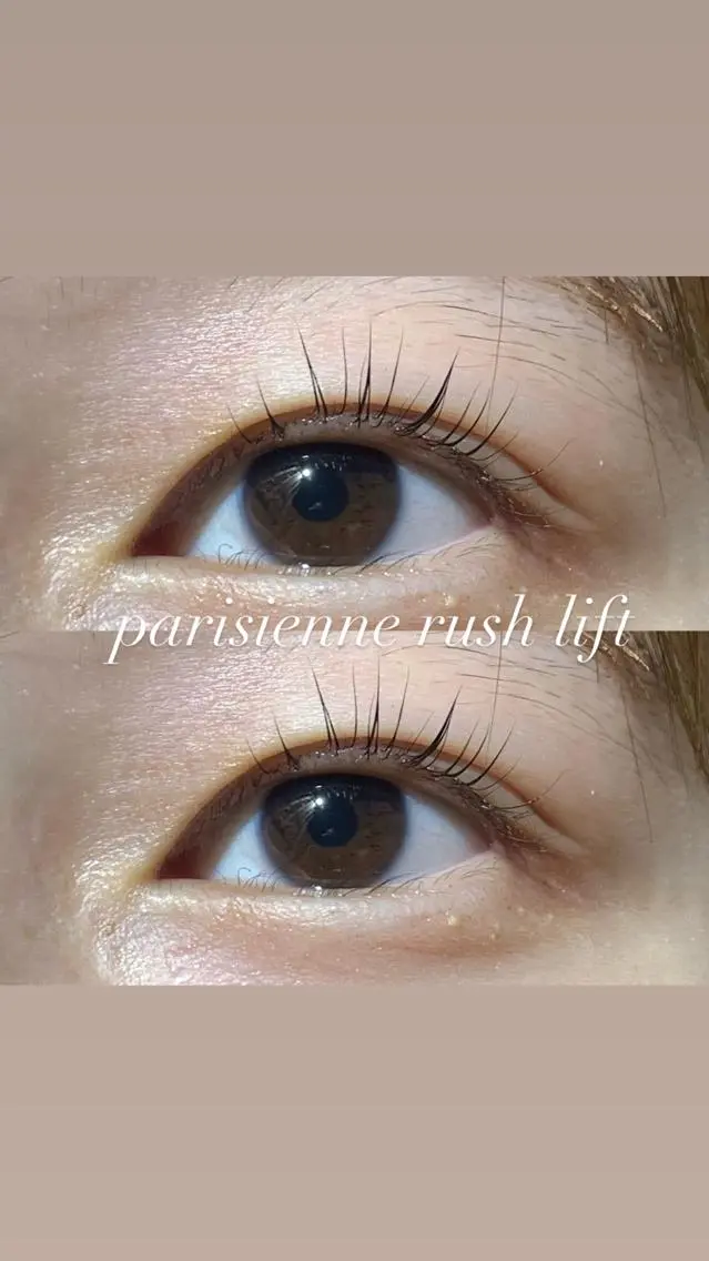 マツエク・マツパ パリジェンヌラッシュリフト 一重×まつ毛パーマ ブリーチなしWカラー /レイヤー🎀マリノのヘアスタイル