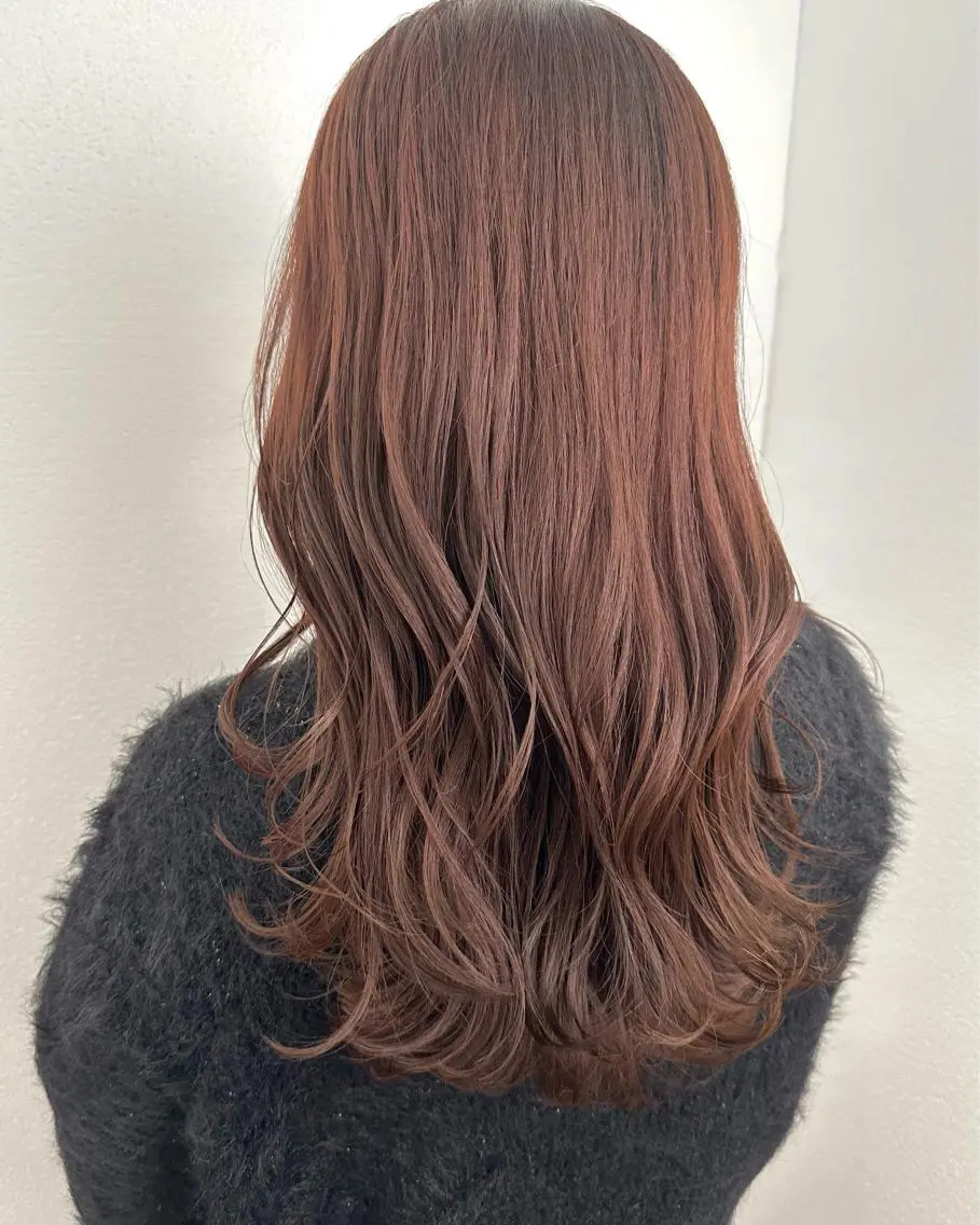 ロング カラー トレンド/顔まわり/ レイヤー/髪質改善のヘアスタイル