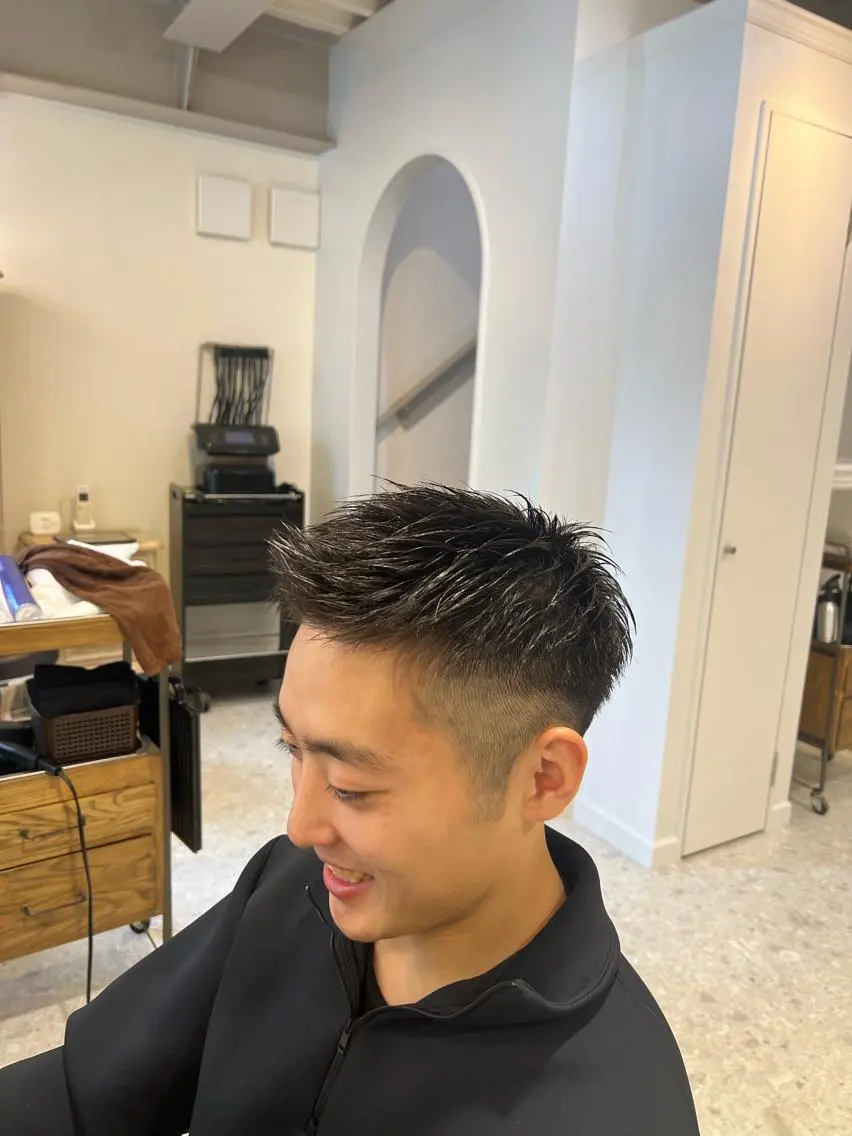 ショート メンズ ひがし はるなのヘアスタイル