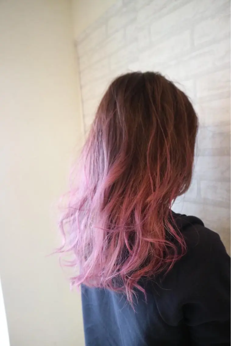ミディアム カラー ピンクカラー カット ヘアカラー トリートメント JILBLAN京都 ショート/ハイライトのヘアスタイル