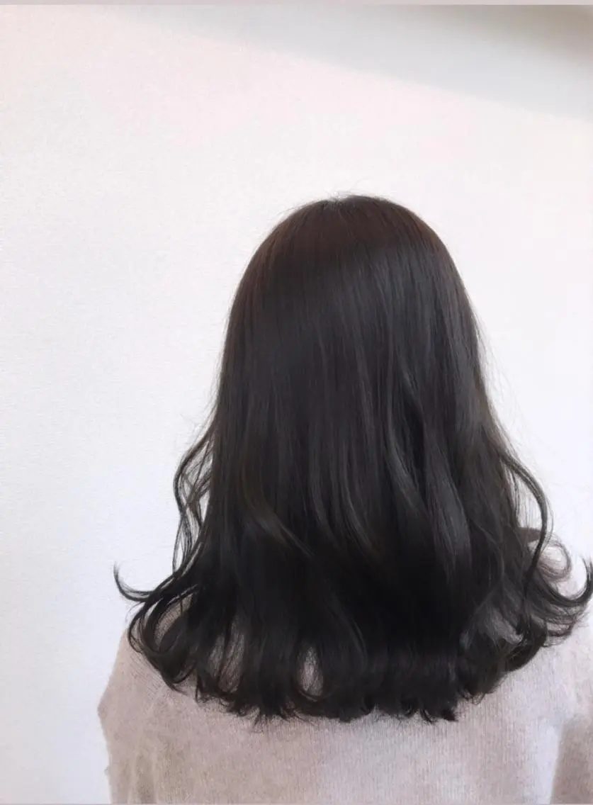 ミディアム カラー もりたみかこ 美容師お休み中のヘアスタイル