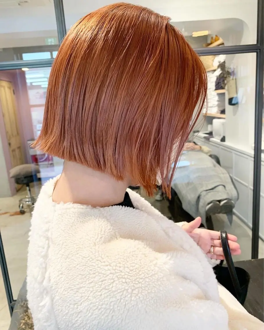 ミディアム カラー パーマ ヘアアレンジ 🫧赤み消し*艶髪 nanami🫧のヘアスタイル