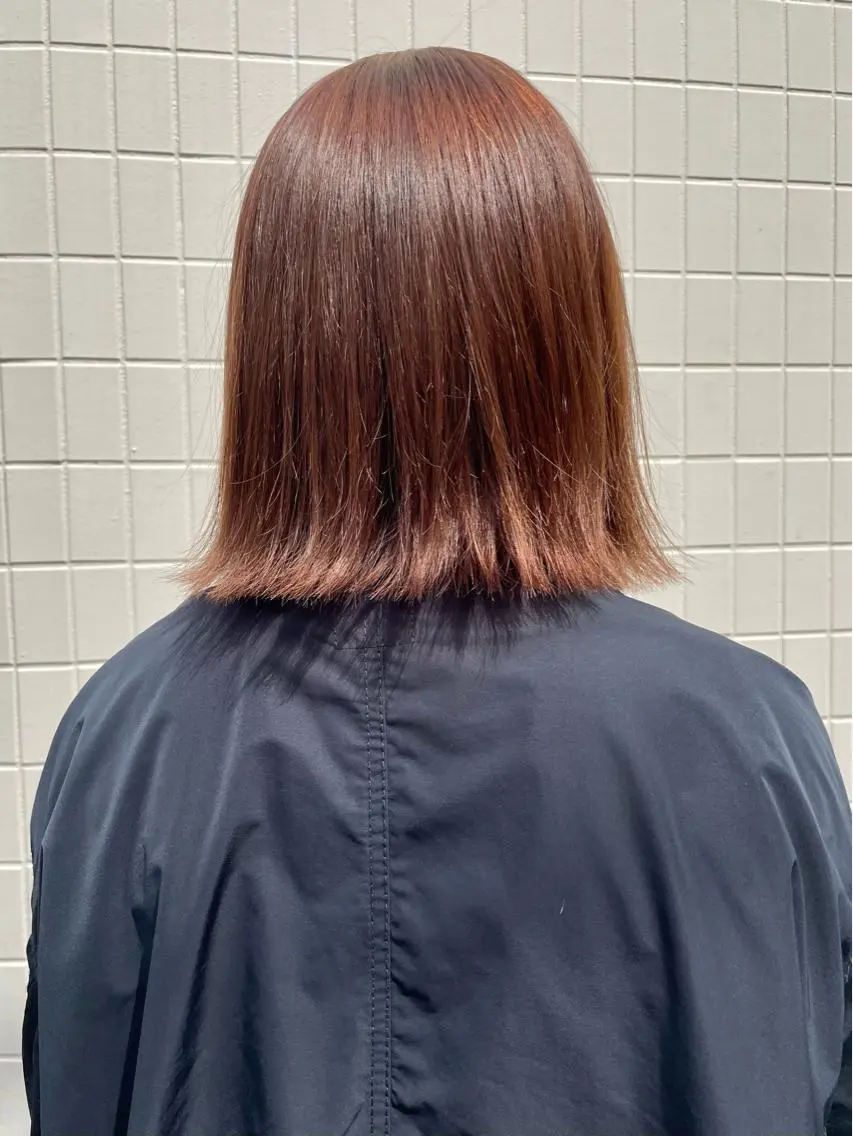 ミディアム カラー ヘアカラー KYOKA .のヘアスタイル