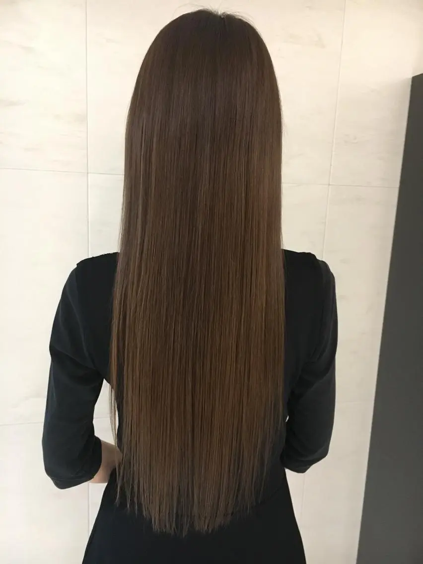 ロング カラー ベージュカラー コーラルベージュ イルミナカラー カット ヘアカラー トリートメント 髪質改善ULTOWA ✨松井　美幸のヘアスタイル