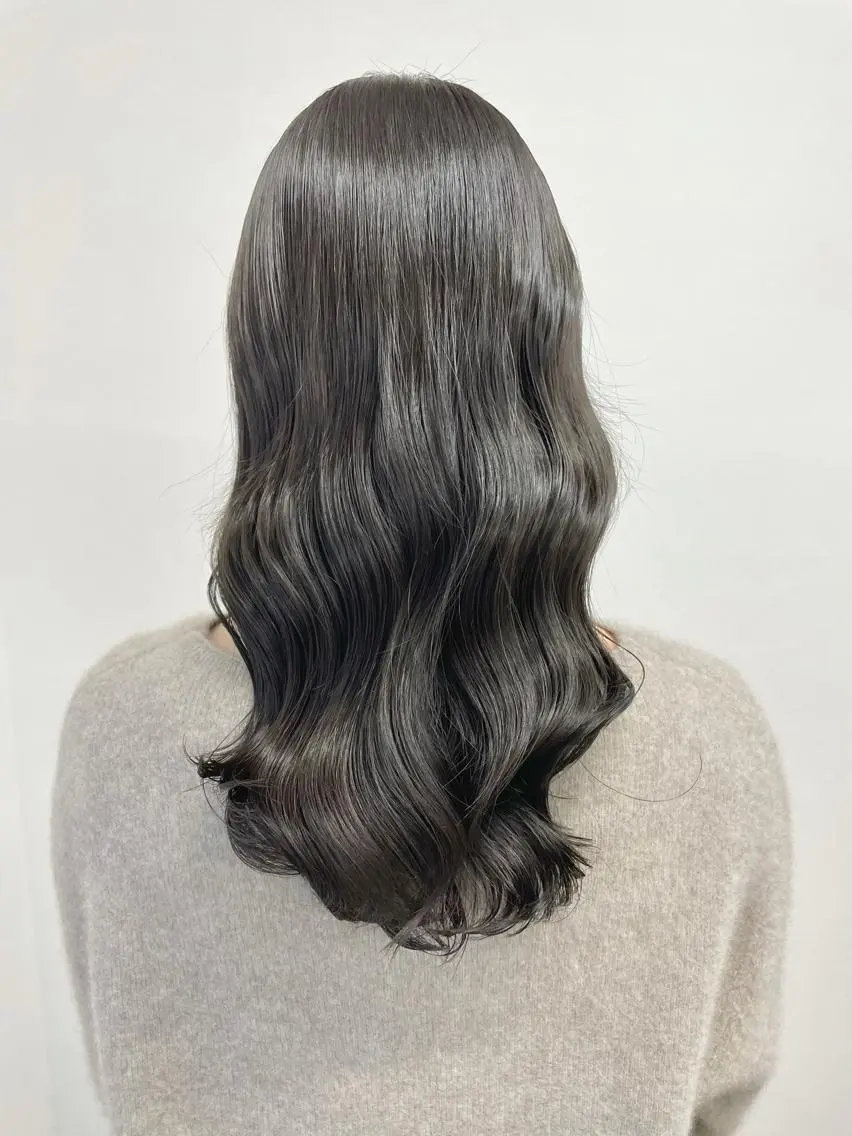 ロング カラー ブリーチなし透明感 🍀梅田・増田のヘアスタイル