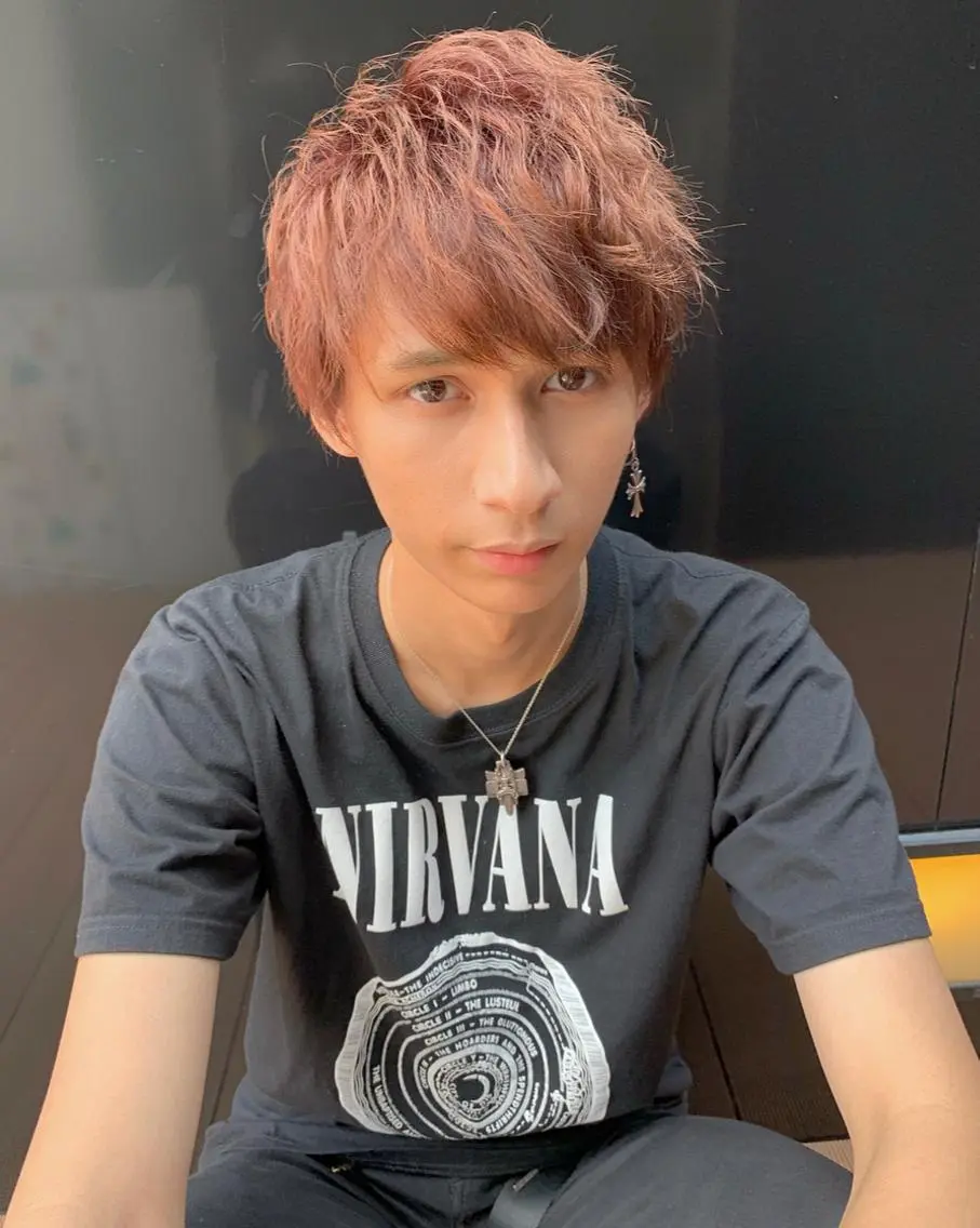 ショート カラー パーマ ヘアアレンジ メンズ メンズパーマ 野木 良平のヘアスタイル