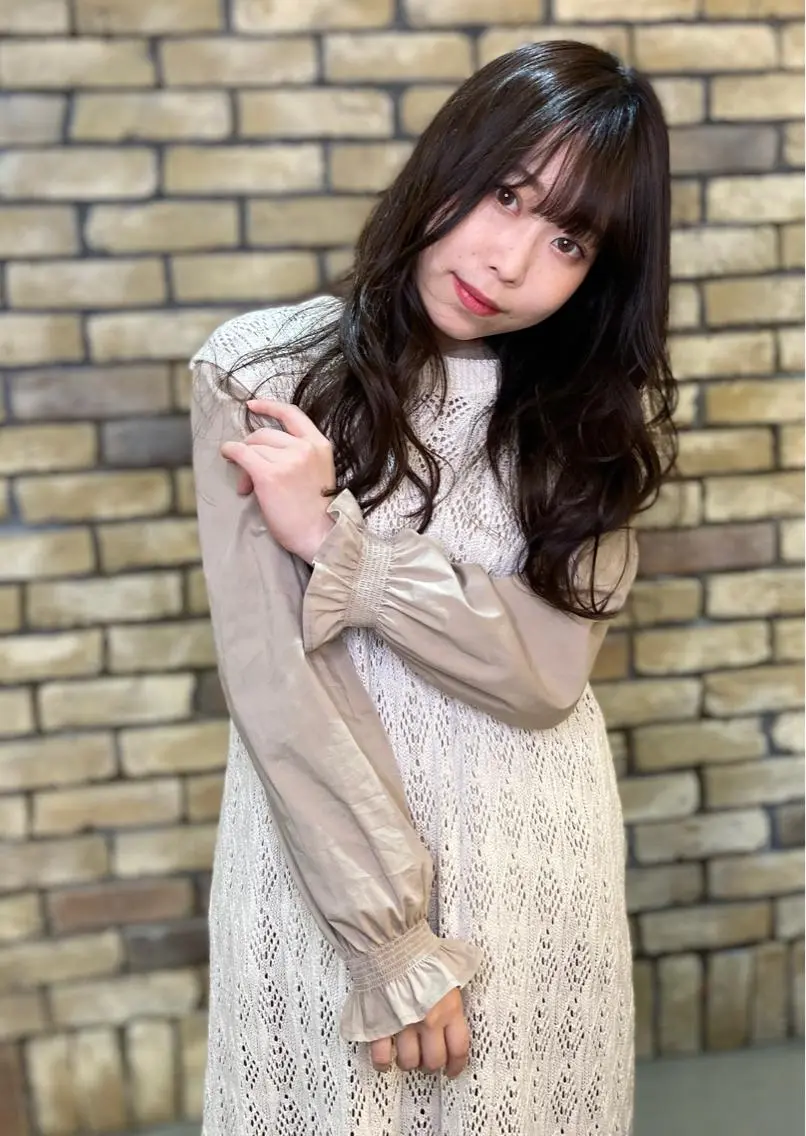 ロング カット ヘアカラー トリートメント 河野 行史のヘアスタイル
