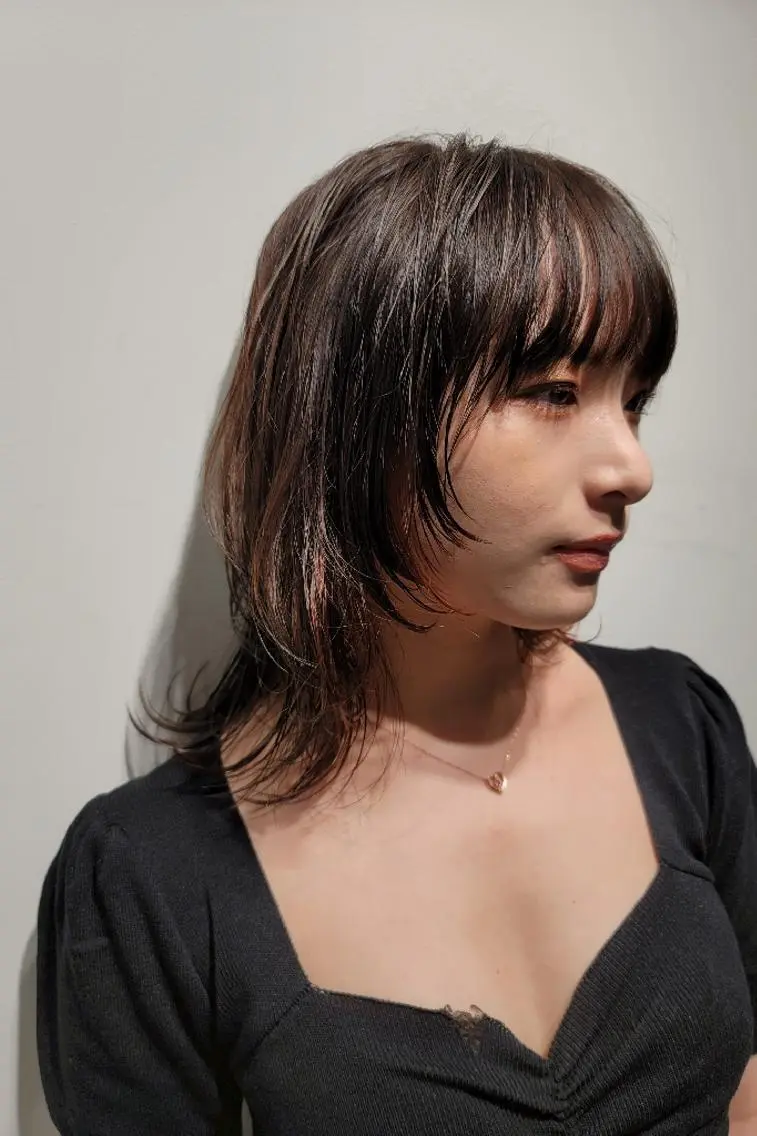 ミディアム カラー ヘアアレンジ ❇️安達 優心❇️ レイヤー/艶髪特化のヘアスタイル
