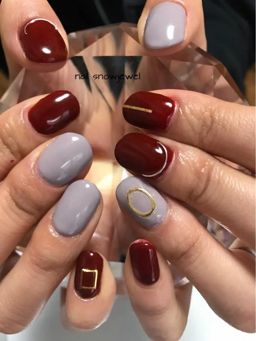 ネイル ワンカラーネイル nail snowjewelのネイルデザイン