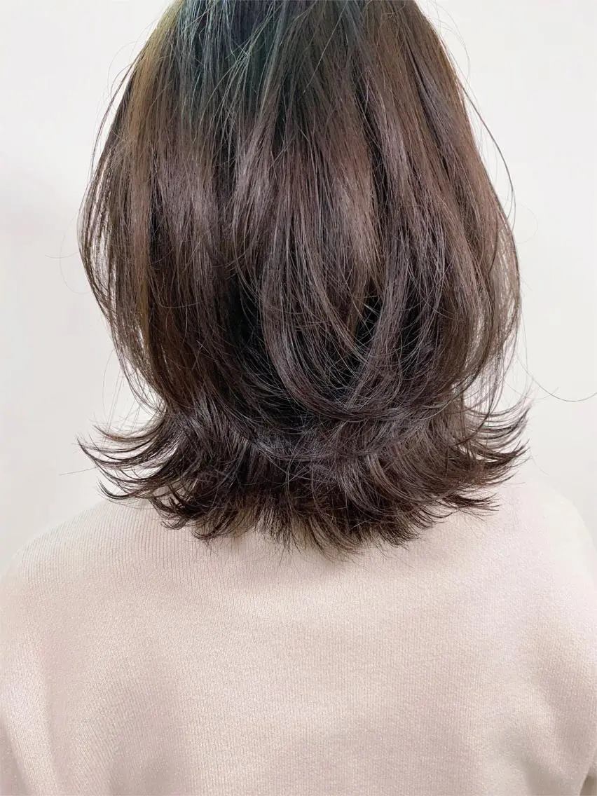 ミディアム くびれヘア tension 【テンション】のヘアスタイル