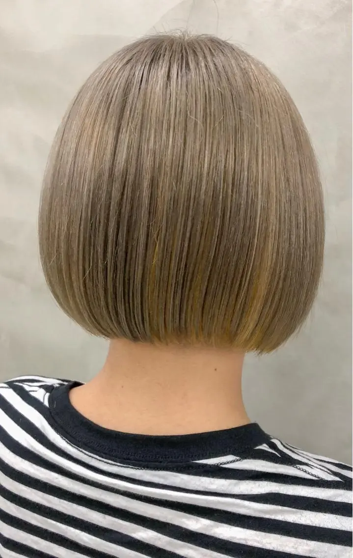 ショート イエローカラー ボブ ショート・ボブ 徳竹淳一のヘアスタイル