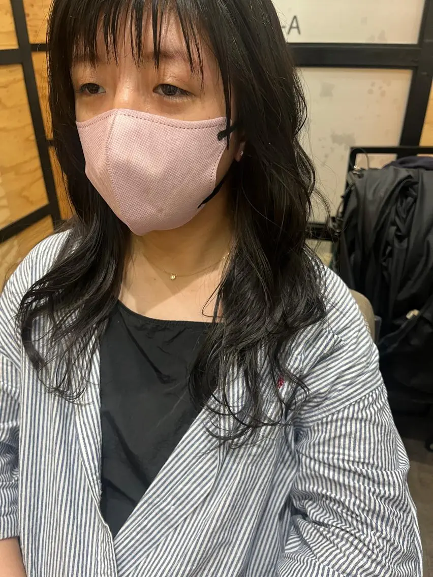ロング カラー パーマ ヘアアレンジ メンズ キッズ ネイル マツエク・マツパ アイブロウ メンズブリーチ メンズハイライト メンズインナーカラー メンズ韓国風 ブリーチ 久木原 ゆりのヘアスタイル