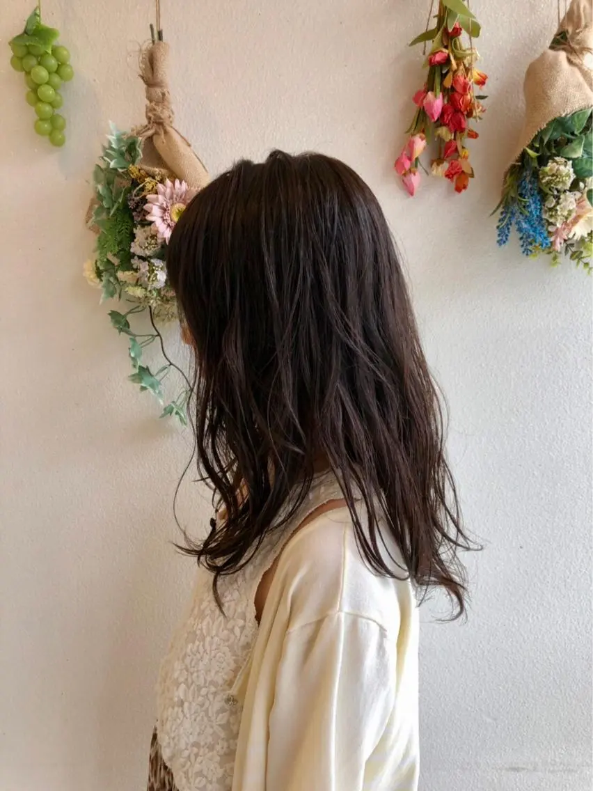 ミディアム カラー パーマ mai /Lita中央橋のヘアスタイル