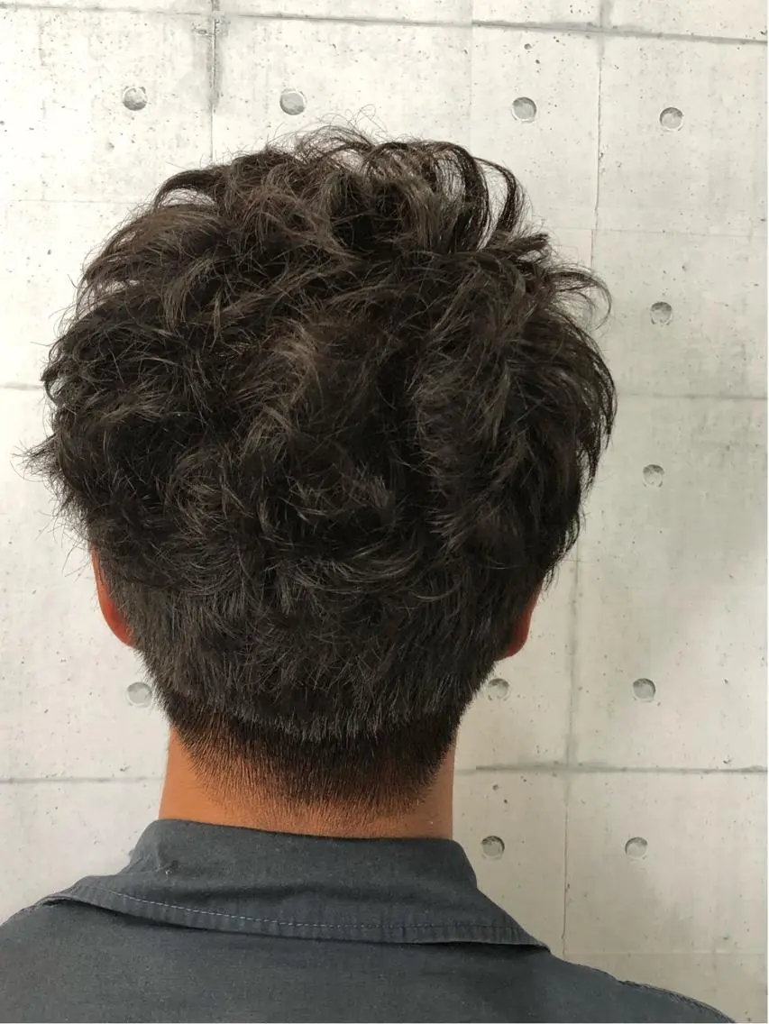ショート パーマ メンズ メンズパーマ 北脇 健治のヘアスタイル