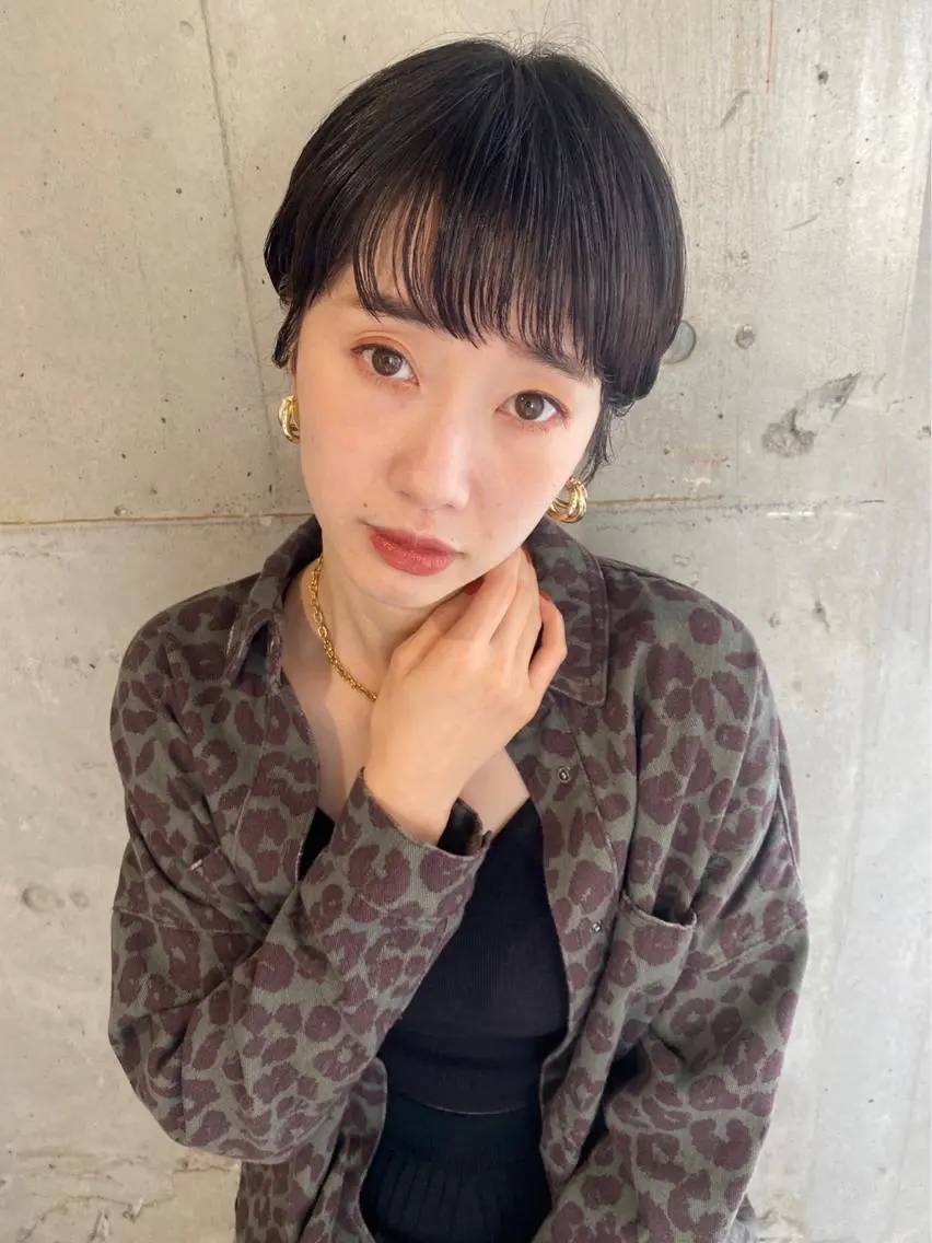 ショート カラー ヘアアレンジ ショートヘア カット トリートメント lani ブリーチ /ダブルカラーのヘアスタイル