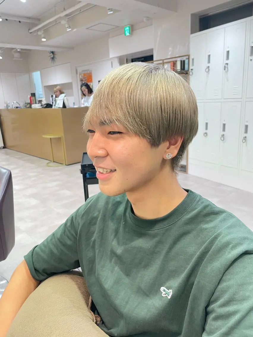 カラー メンズ カット 松永 梨央のヘアスタイル