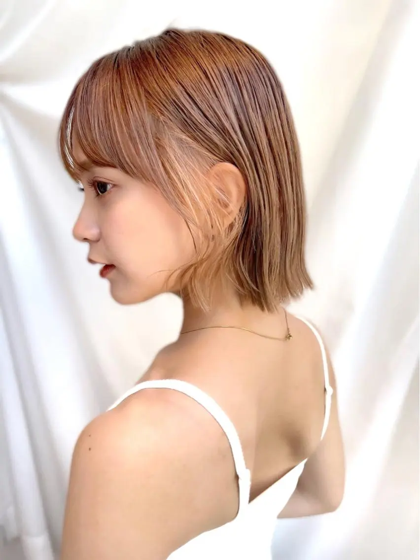 ショート カラー パーマ ヘアアレンジ レイヤーカット/ボブ /縮毛矯正✨大輝のヘアスタイル