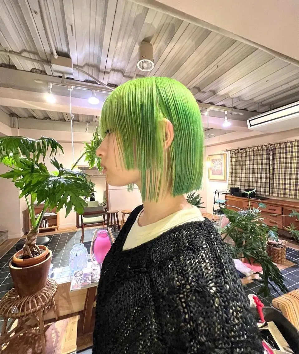 ショート カラー こはる／ハードパーマ /癖毛風パーマ🧃のヘアスタイル