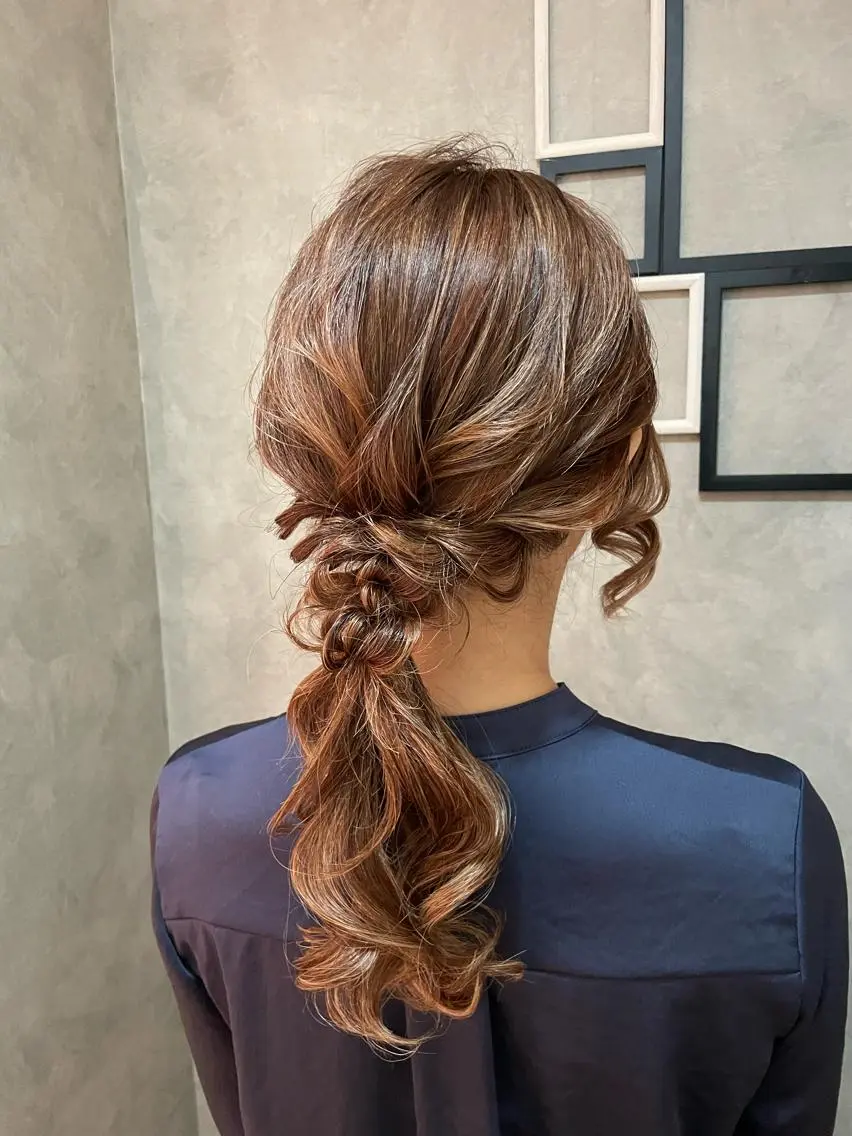 ヘアアレンジ デート 浴衣 ヘアセット 参列・イベントヘア♡ ゆいなのヘアスタイル