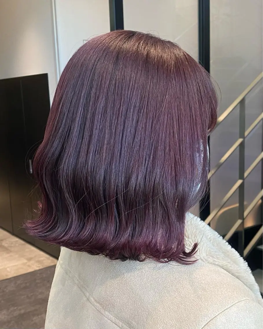 ミディアム カラー カット ヘアカラー トリートメント 💗ガーリーヘア🎀 saki💗のヘアスタイル