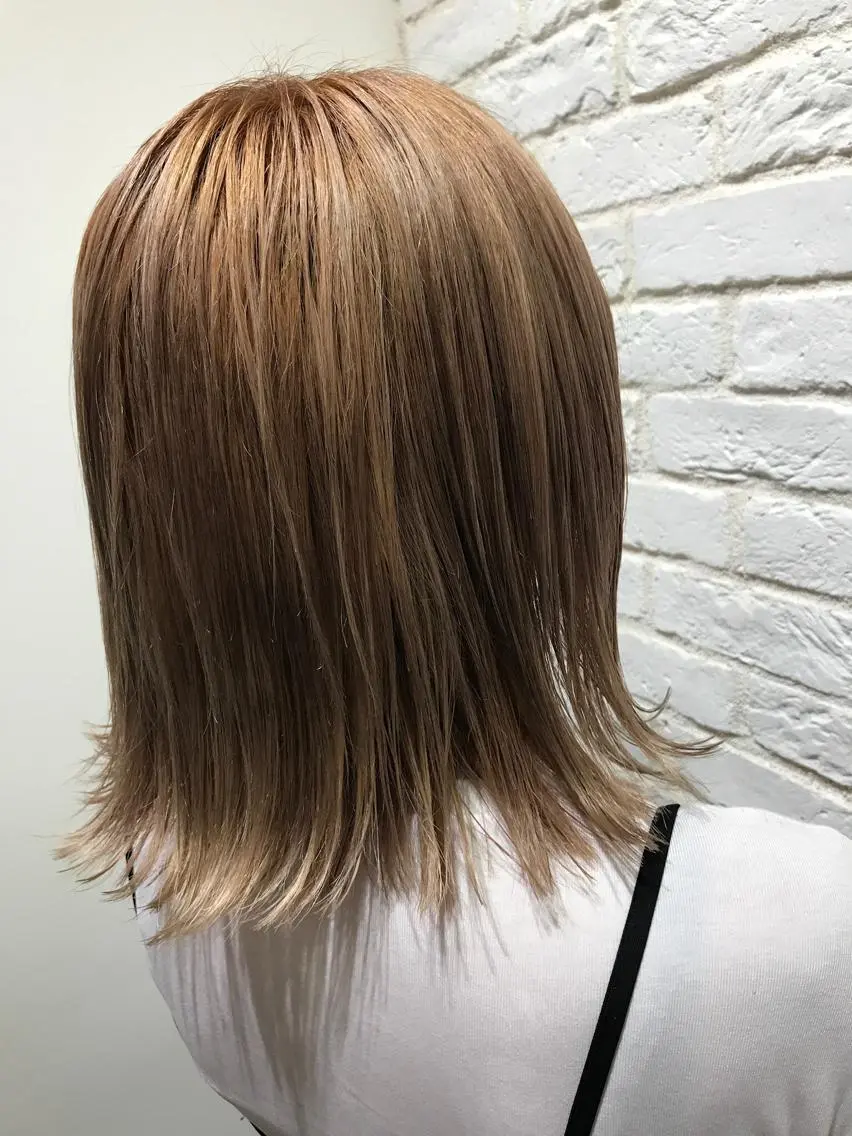 ショート カラー ベージュカラー Neale.♡ ROLA京橋のマツエク・マツパデザイン