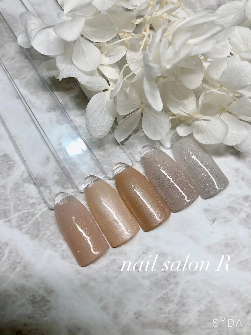 ネイル オフィスネイル シンプルネイル nail salon Rのネイルデザイン