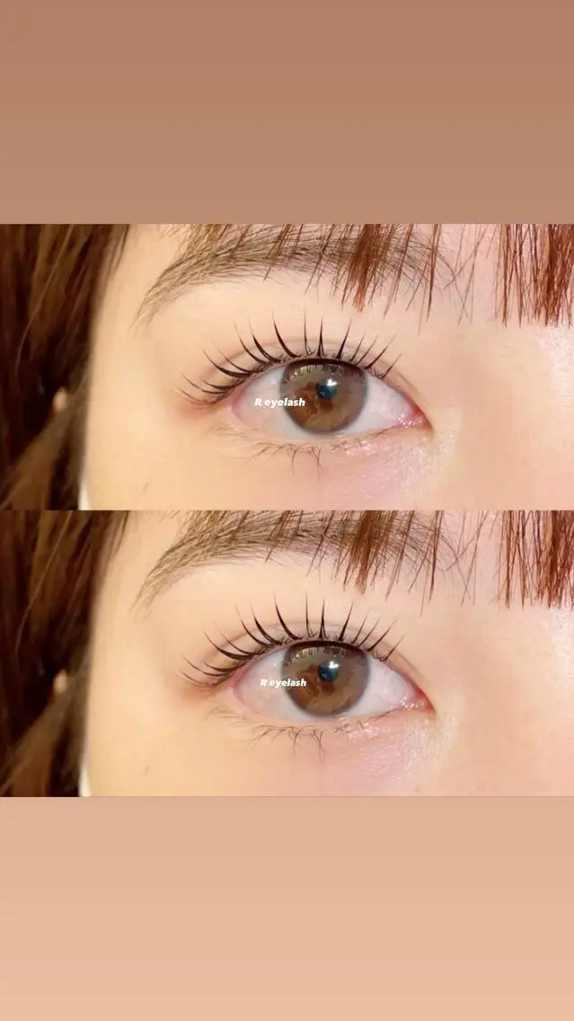 セミロング カラー パーマ ヘアアレンジ メンズ キッズ ネイル マツエク・マツパ アイブロウ 𝑹 eyelashのマツエク・マツパデザイン