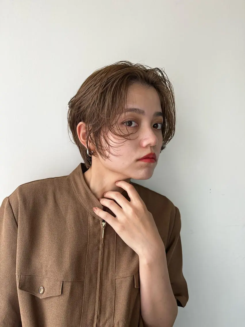 ショート ハンサムショート ショートヘア 船橋カットパーマ mikuのヘアスタイル