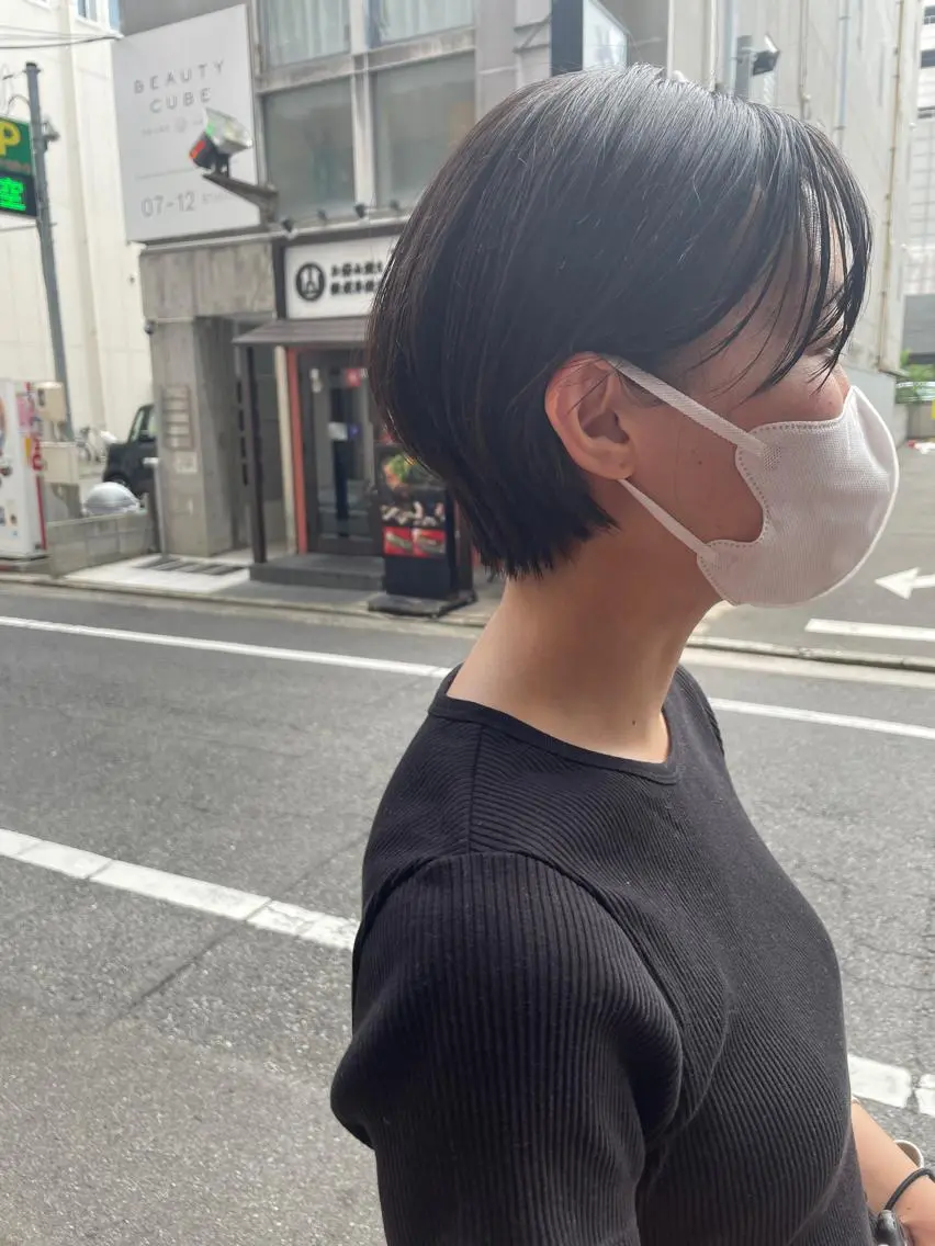 ショート ショートヘア カット ヘアカラー トリートメント ayane⭐️ボブ・ ショート・パーマのヘアスタイル