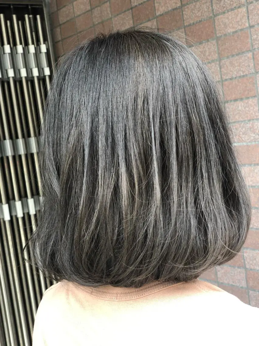 ミディアム ヘアカラー トリートメント 縮毛矯正の達人 ☆　松本のヘアスタイル