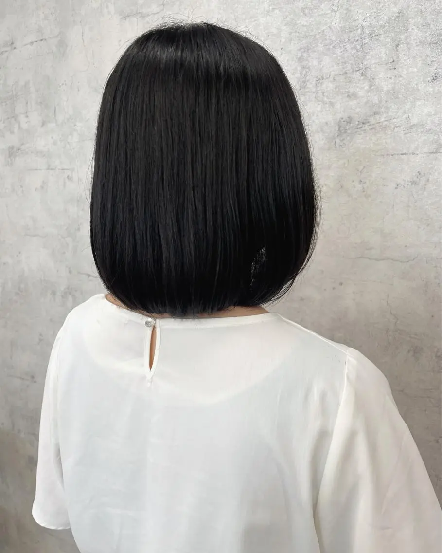 ミディアム カット 縮毛矯正 トリートメント 似合わせ🌿‬髪質 改善🧸RYUGOのヘアスタイル