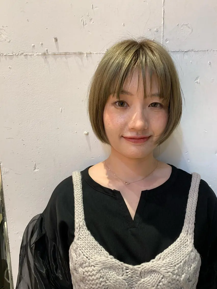 ショート ヘアカラー トリートメント hiro【沿線で叶う 似合わせhair】のヘアスタイル