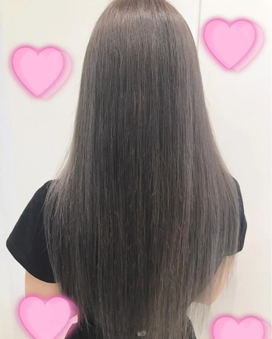 ロング カラー ベージュカラー 新宿駅近♡個室 ♡関口三都季🌜のヘアスタイル
