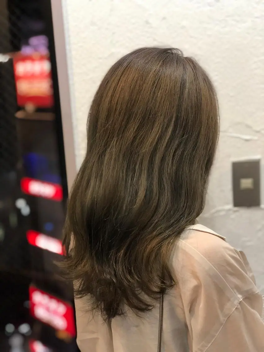 ミディアム カラー ベイリコルド　アトリ 店長　宮城一真のヘアスタイル