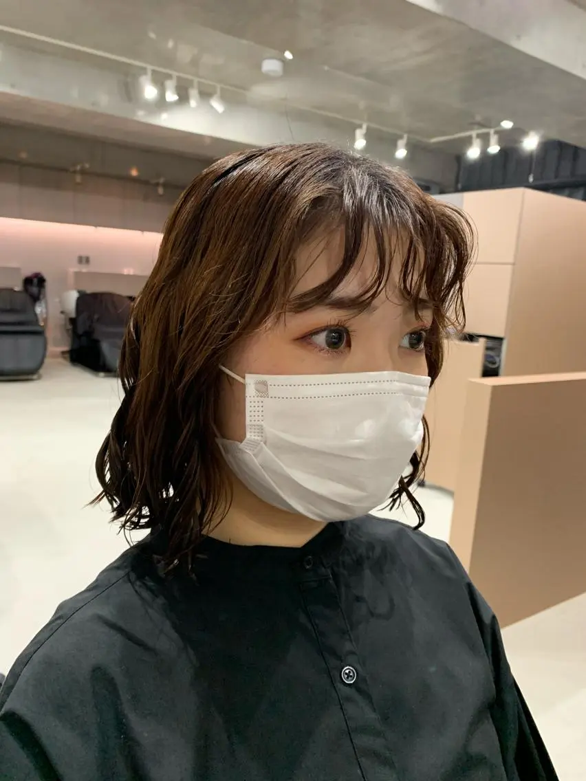パーマ ボブパーマコテ巻き風 パーマNo1深江秀平のヘアスタイル
