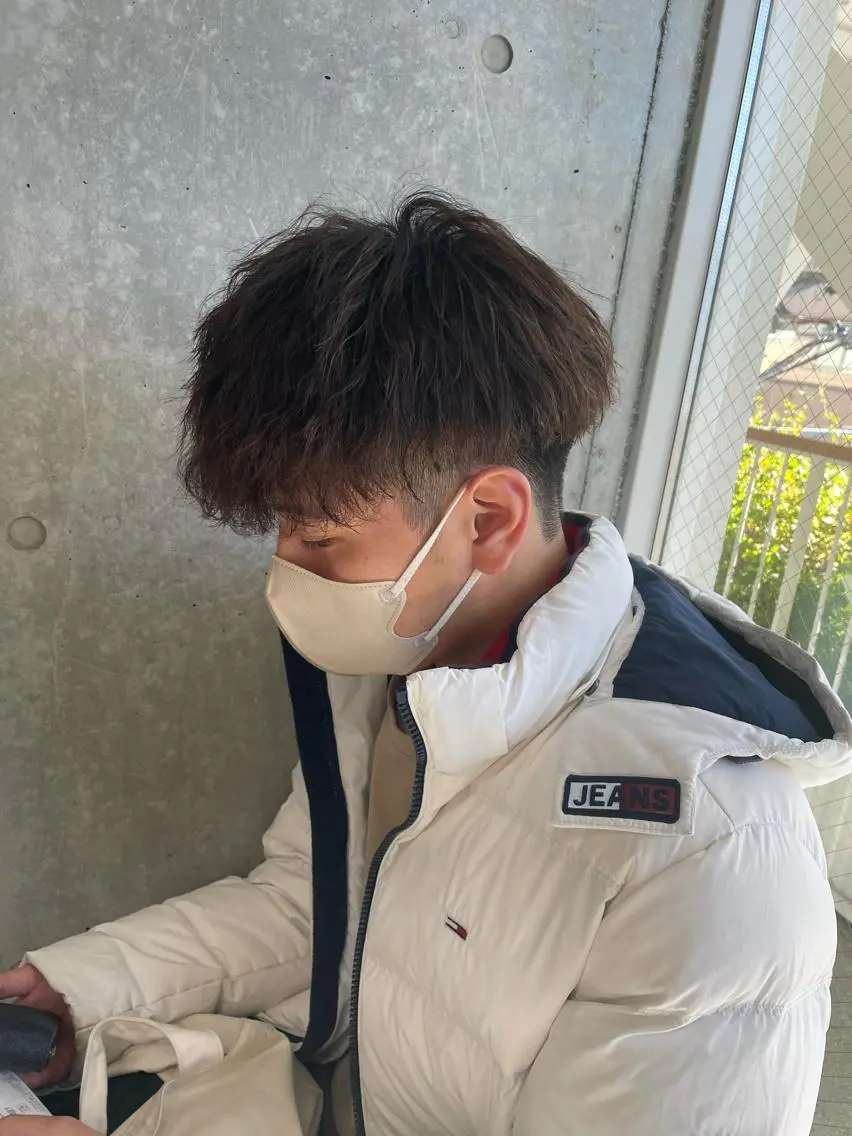 ショート パーマ メンズ メンズモテパーマ💙 fuwaのヘアスタイル