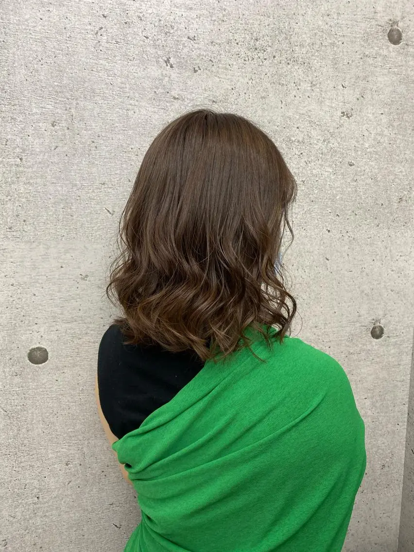 セミロング カラー TELA HAIR 石岡♡aikaのヘアスタイル