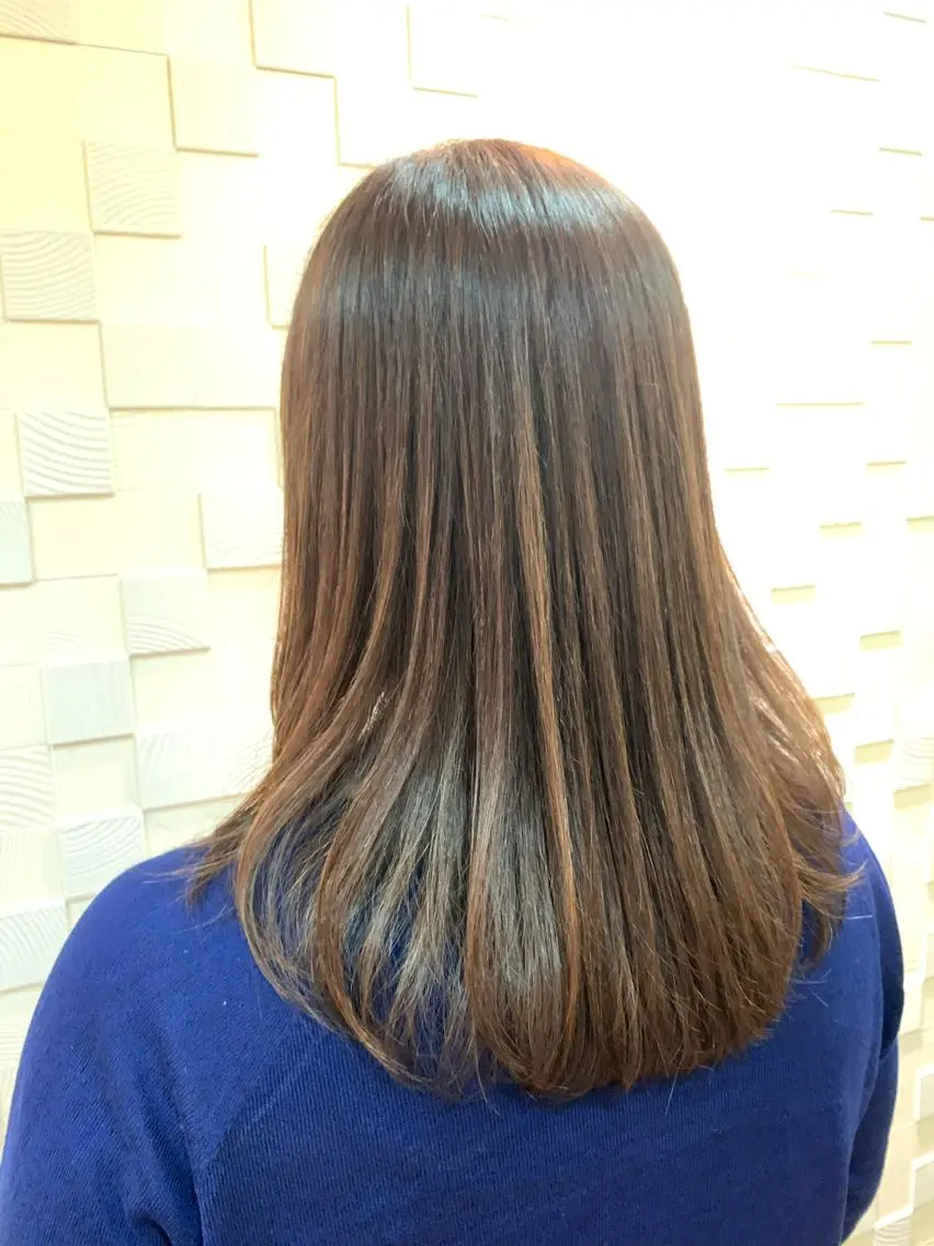 ロング カラー 縮毛矯正 トリートメント カット 縮毛矯正 トリートメント LINK yumiのヘアスタイル