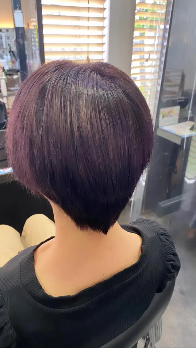 ショート カラー 【nui 茨木】 原田美紅のヘアスタイル