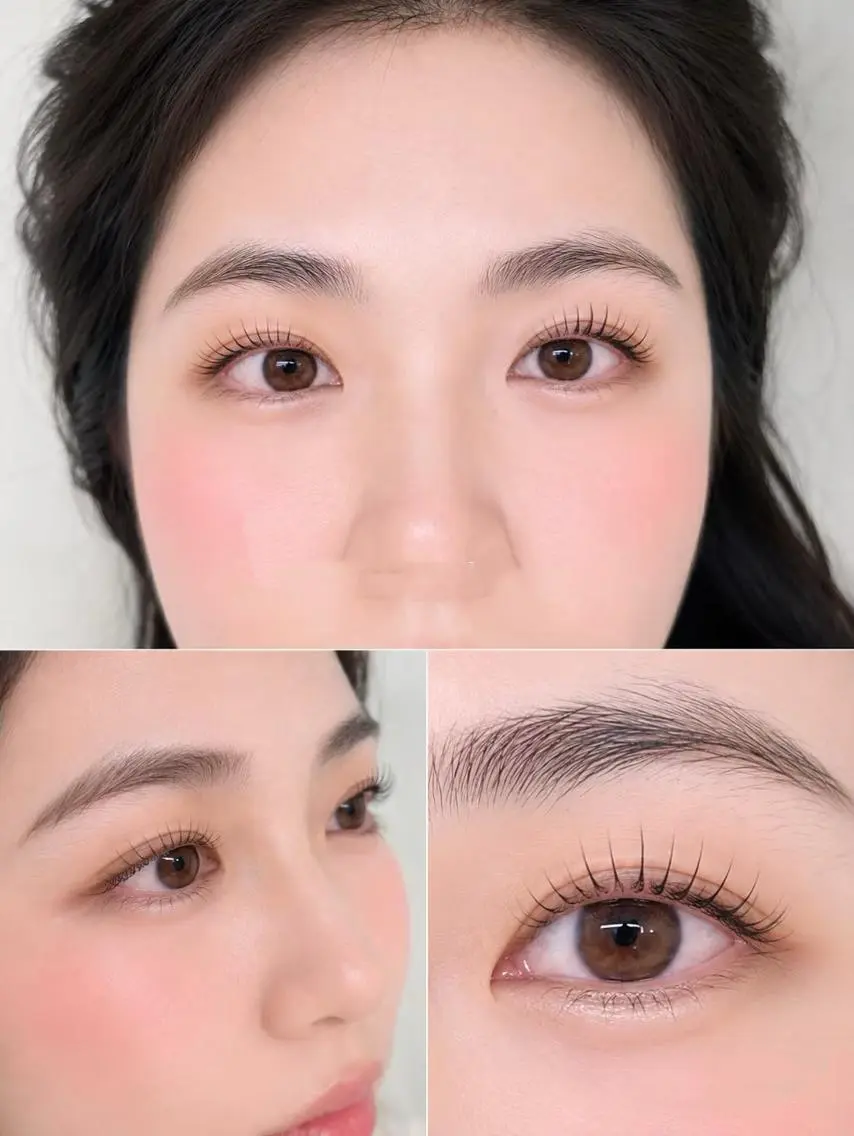 マツエク・マツパ 束感まつ毛 韓国風マツエク まつげパーマ 一重×まつ毛パーマ マツエク eyelash lotusのマツエク・マツパデザイン