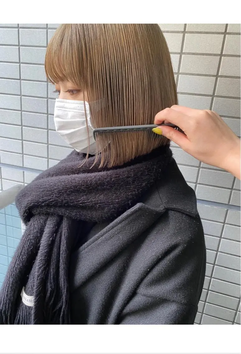 ショート カラー カット ヘアカラー トリートメント マンツーマン半個室 tamuraのヘアスタイル