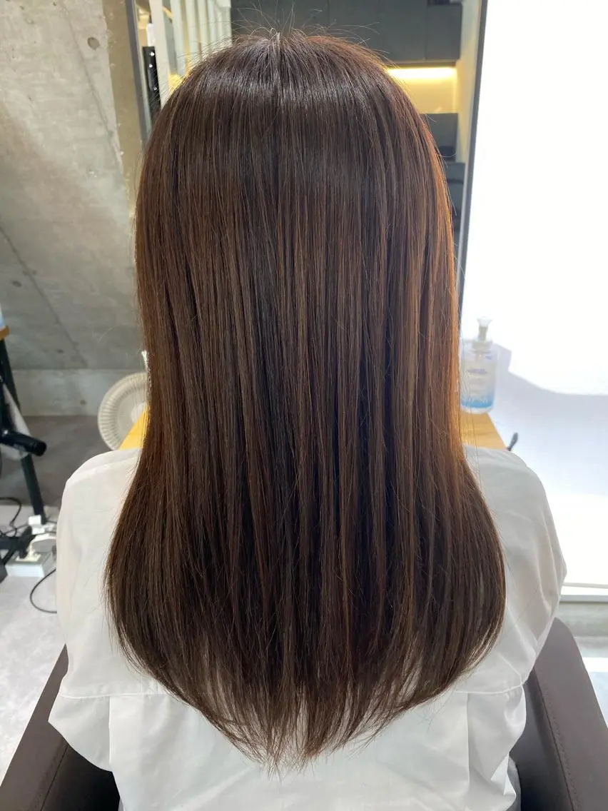 ミディアム TARO／ブリーチケ ア・縮毛矯正特化✨のヘアスタイル