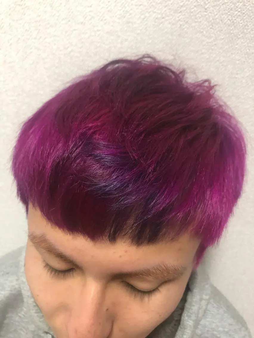 ショート カラー メンズ メンズハイトーン ハイトーンカラー ヘアカラー トリートメント せこぐち まいのヘアスタイル