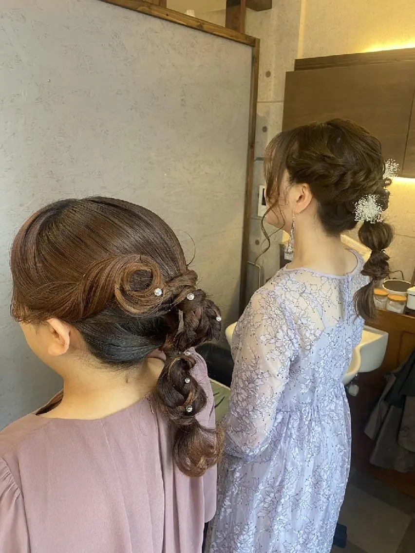 ヘアアレンジ ヘアセット HempBeauty 浅野アサミのヘアスタイル