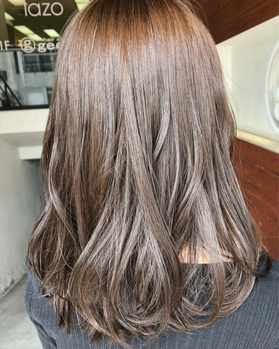 ミディアム 松本 剛成のヘアスタイル