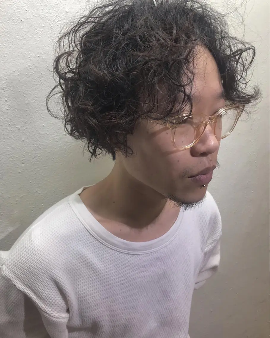 ショート パーマ メンズ メンズパーマ カット パーマ トリートメント 🧼柴田 健太郎🧼のヘアスタイル