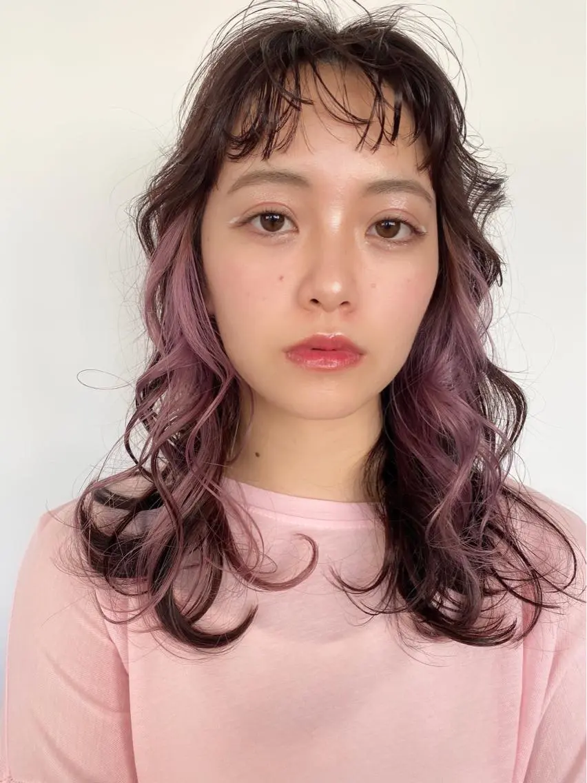 ロング カラー ヘアアレンジ ひなの .のその他イメージ