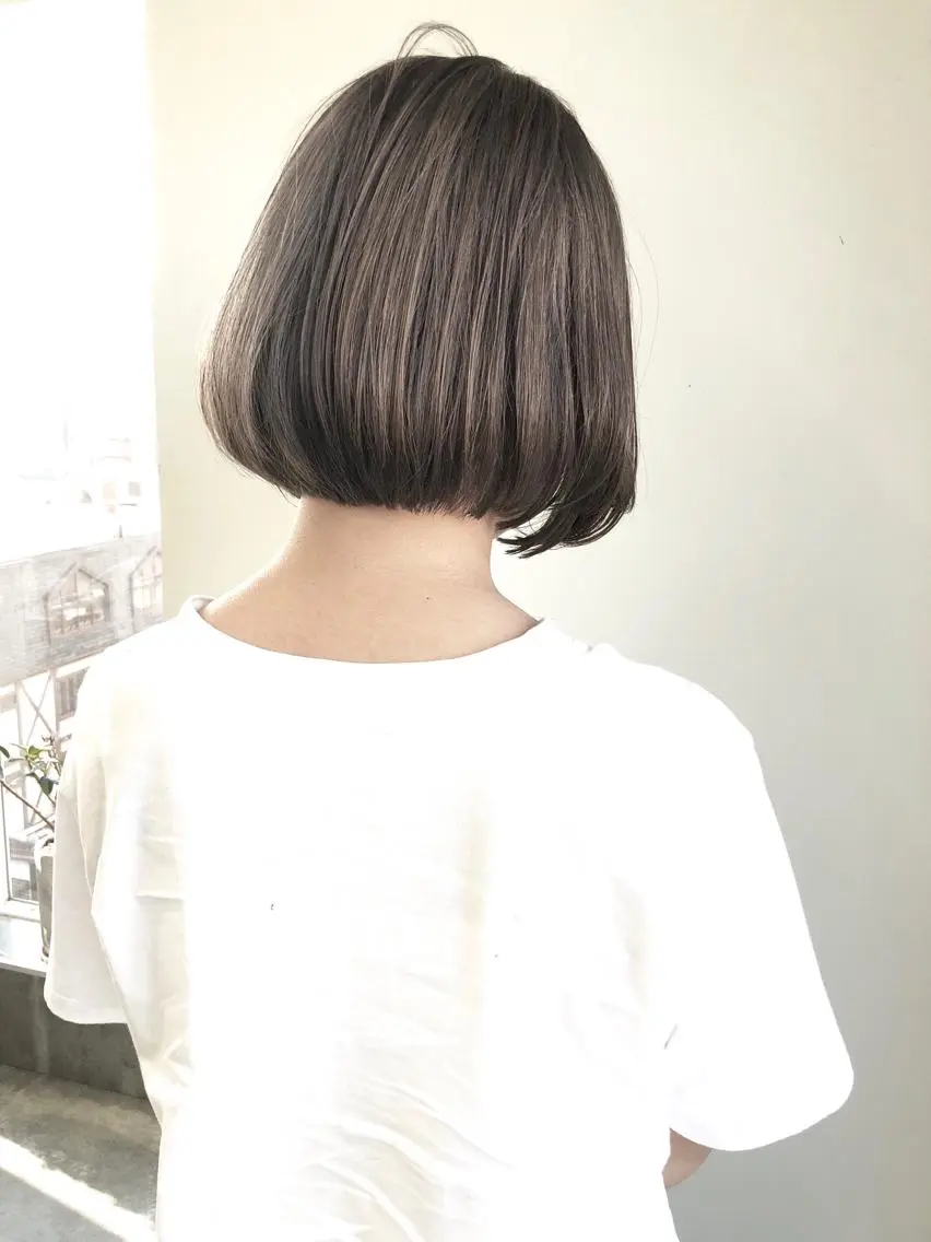 ミディアム カット ヘアカラー トリートメント 小澤大輔 YOLO hairのヘアスタイル