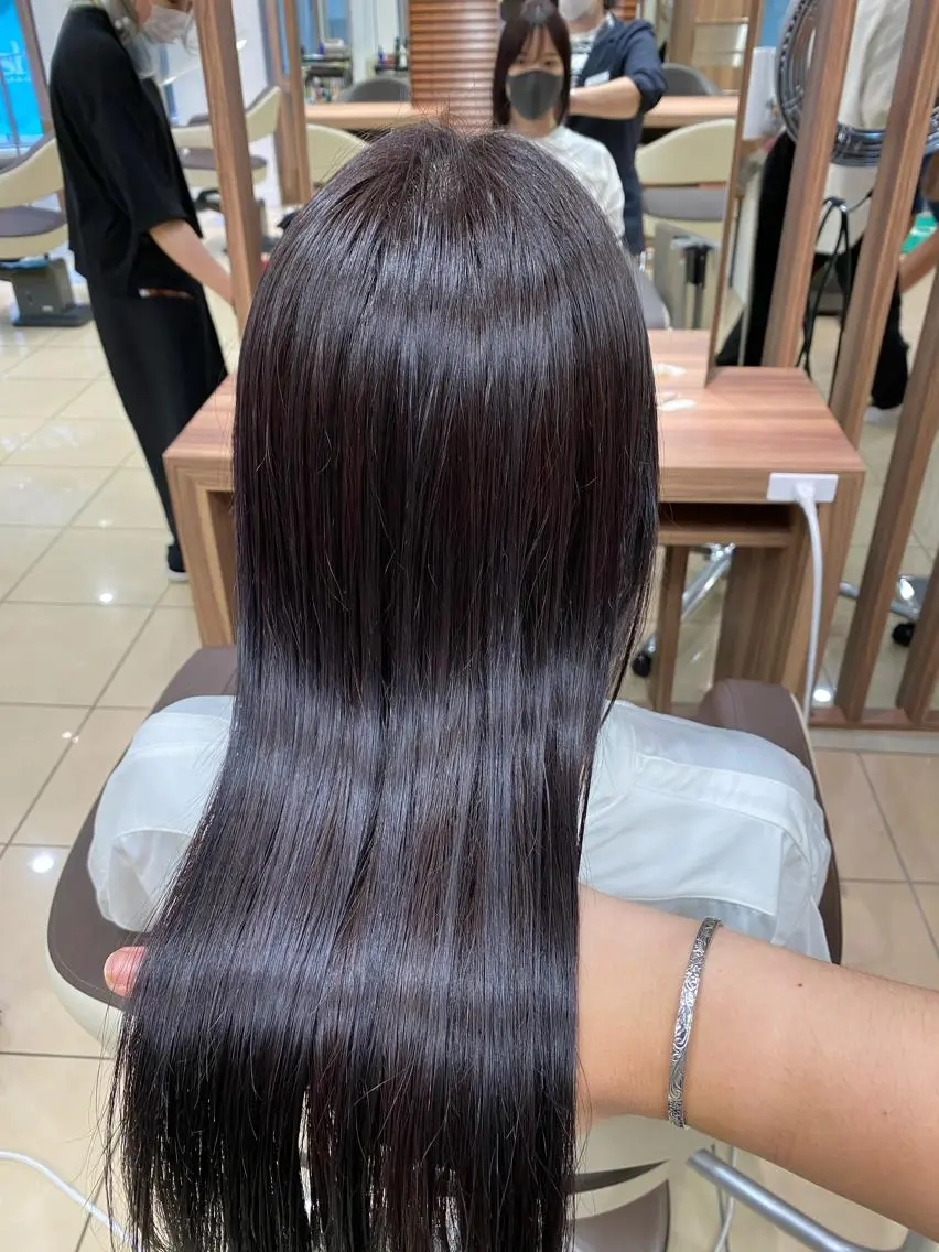 ロング パーマ カット 縮毛矯正 トリートメント 髪質改善特化美容師 小林和哉のヘアスタイル